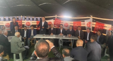 Yörük çadırındaki bayramlaşma programına yoğun ilgi
