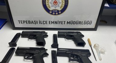 4 adet tabanca ile yakalanan şahıs tutuklandı