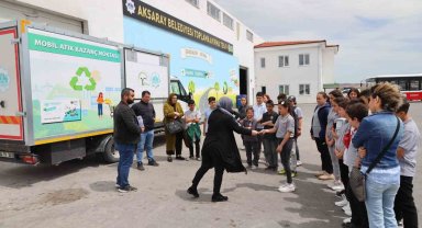 Aksaray'da geri dönüşüm farkındalık eğitimleri devam ediyor