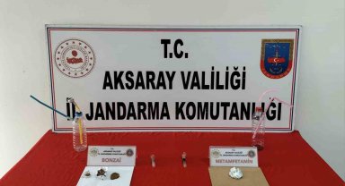 Aksaray'da jandarmadan uyuşturucu operasyonu: 2 gözaltı