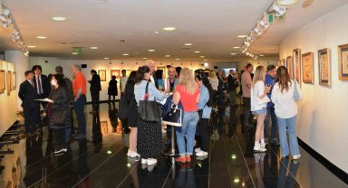 ASO'da "Giz ve Biz" Ebru Sergisi