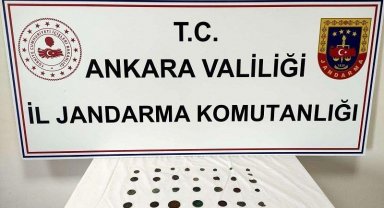 Başkent'te farklı dönemlere ait 28 adet sikke ele geçirildi