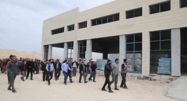 Eski Sanayi ve Karatay Sanayi esnafı yapımı süren Yeni Sanayi Sitesini inceledi