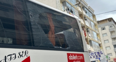 IĞDIR'DA KARAMAN FK'YA TAŞLI SALDIRI