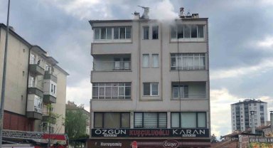 İkamette çıkan yangın söndürüldü