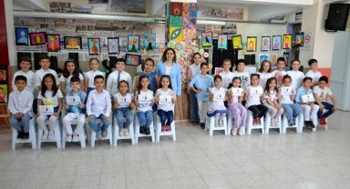 İlkokul öğrencileri sanata farklı bir pencere açtı