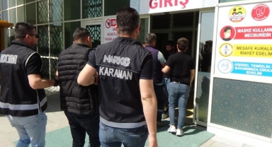 Karaman’da uyuşturucudan gözaltına alınan 2 kişi tutuklandı
