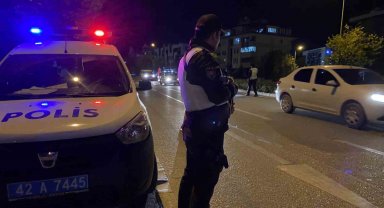 Konya'da polisten "şok huzur" uygulaması