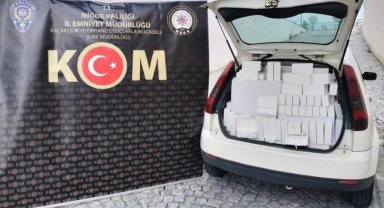 Niğde'de 465 bin makaron ele geçirildi