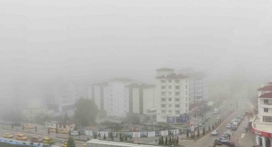 Yozgat'ta sis etkili oldu
