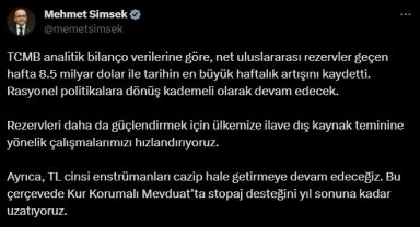 Bakan Şimşek: "Ülkemize ilave dış kaynak teminine yönelik çalışmalarımızı hızlandırıyoruz"