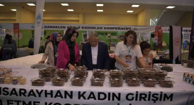 Başkan Büyükkılıç'a üreten kadınlardan teşekkür