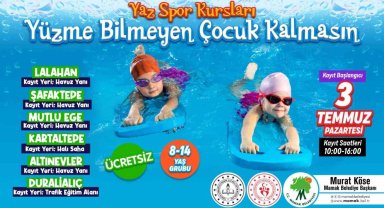 Başkan Murat Köse: "Bu yaz da yüzme bilmeyen binlerce çocuk yüzme öğrenecek"