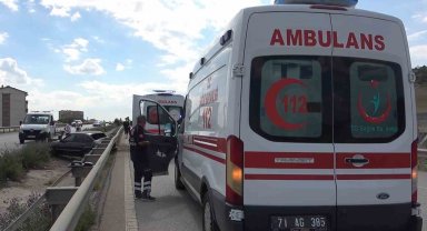 Bayram tatili yolunda kaza: 2 yaralı