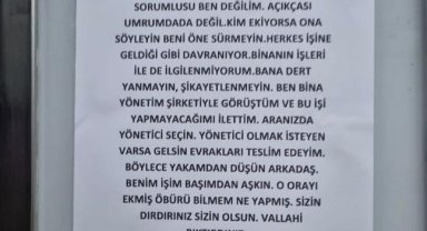 Bina yöneticisinin güldüren isyanı: "Yakamdan düşün, vallahi bıktırdınız"