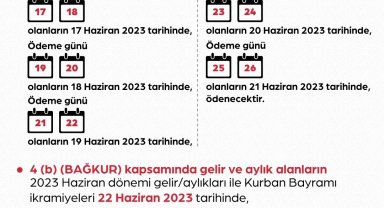 Emekli aylıkları ve bayram ikramiyesi ödeme tarihleri belli oldu