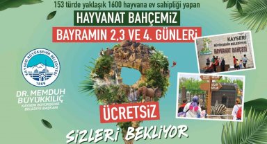 Hayvanat Bahçesi Kurban Bayramı'nda Ücretsiz