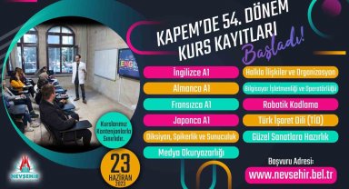 KAPEM kurs kayıtları başladı