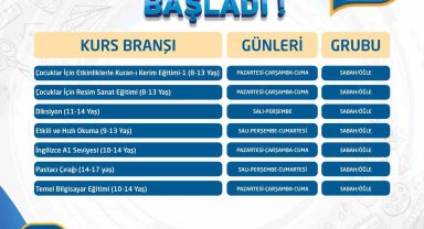 KAYMEK Sanat Ve Mesleki Eğitim Yaz Dönemi kurs kayıtları başladı