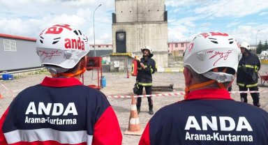 Kayseri OSB İtfaiyesi ANDA ekibine eğitim verdi