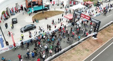 Kırıkkale'de bisikletini alan vatandaş halk turuna katıldı