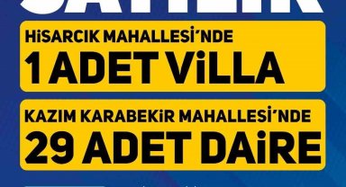 Melikgazi; 29 Daire ve 1 Adet Villa İçin Satışa Çıkıyor