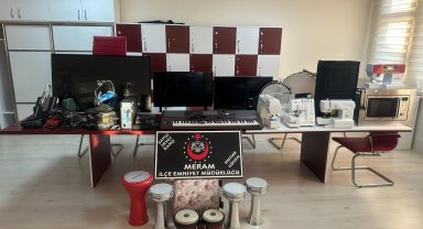 Özel öğrencilerin malzemelerini çalan hırsızlar okula taksi ile gelmiş