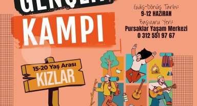 Pursaklar gençlik kampı ateşini yakıyor