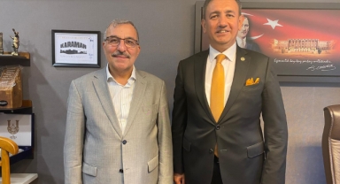 REKTÖR PROF. DR. MEHMET GAVGALI’DAN KARAMAN MİLLETVEKİLLERİNE ZİYARET