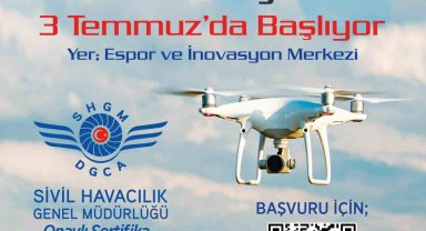Talas Belediyesi'nden gençlere drone kursu