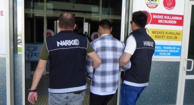 Karaman'da Yolcu otobüsünde uyuşturucuyla yakalanan 2 kişi tutuklandı