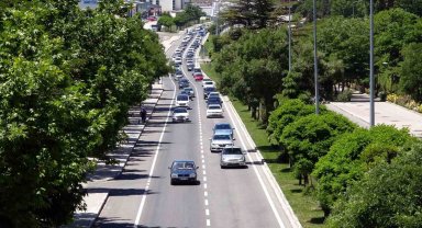 Yozgat'ta trafikte bayram yoğunluğu başladı