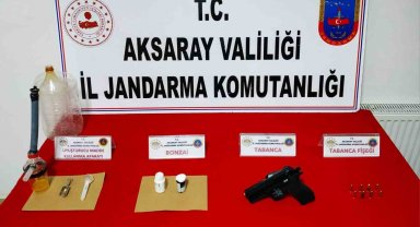 Aksaray Jandarma'dan uyuşturucu operasyonu