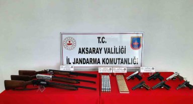 Aksaray jandarmadan maganda operasyonu: 3 gözaltı
