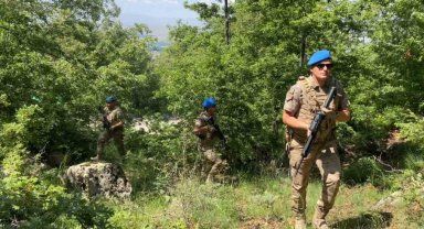 Aksaray'da komandolar ormanda denetim yapıyor