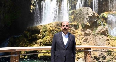 Başkan Altay: "Yerköprü Şelalesi yeni haliyle ziyaretçilerin ilgi odağı oluyor"