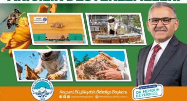 Başkan Büyükkılıç: "800 adet arılı kovan dağıtacağız"