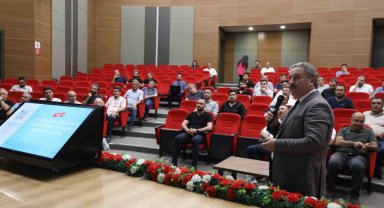 Başkan Palancıoğlu'ndan Müteahhitlere Kentsel Dönüşüm Sunumu