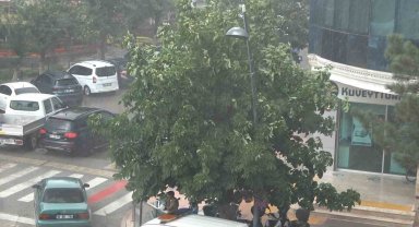 Çankırı'da sağanak yağış etkili oldu