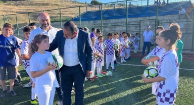 Çiçekdağı ilçesinde yaz futbol okulu başladı