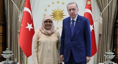Cumhurbaşkanı Erdoğan, BM Habitat İcra Direktörü Sharif'i kabul etti