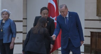 Cumhurbaşkanı Erdoğan, Japonya Büyükelçisi Takahiko Katsumata'yı kabul etti