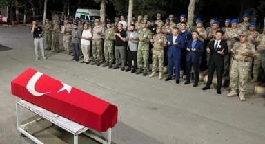 Develili şehit İstanbul'da son yolculuğuna uğurlandı