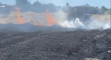 Eskişehir'de 60 dönüm tarım arazisi yangında zarar gördü