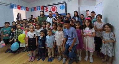 Eskişehir'de yaşayan Irak'lı Türkmen çocuklar gönüllerince eğlendiler