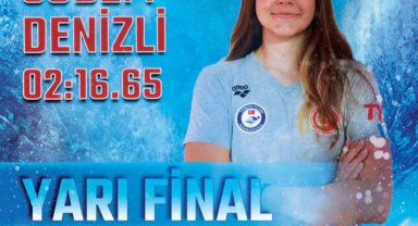 Eskişehirli yüzücü Avrupa 13'üncüsü oldu