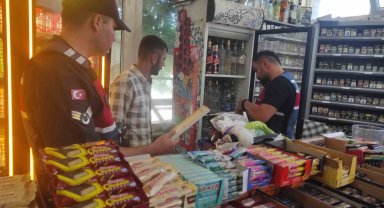 Jandarma ekiplerince 97 iş yeri kontrol edilirken 255 şahıs sorgulandı