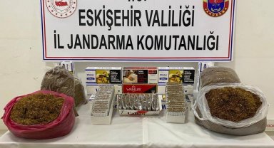 Jandarma ekiplerinden kaçak tütün operasyonu