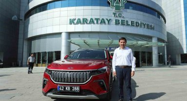 Karatay Belediyesi yerli otomobil TOGG'u filosuna kattı
