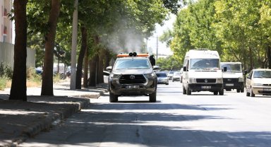 Karatay'da ilaçlama çalışmaları 724 sürüyor